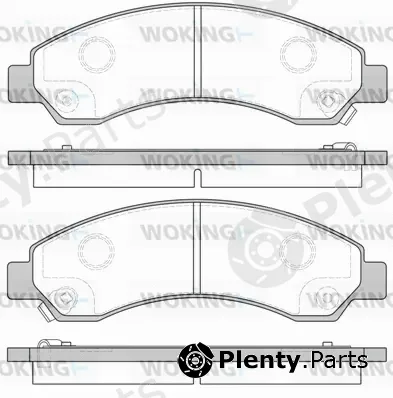 Woking P15563.04 — Brake Pad Set, disc brake