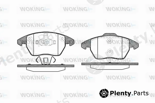 Woking P11303.10 — Brake Pad Set, disc brake