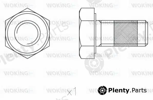 Woking ACA8521.00 — Accessory Kit, disc brake pad