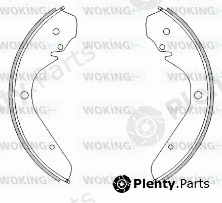 Woking Z4299.00 — Brake Shoe