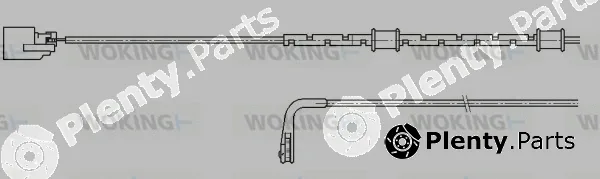 Woking 001178 — Warning Contact, brake pad wear