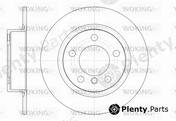 Woking D61441.00 — Brake Disc