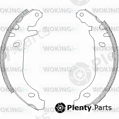 Woking Z4169.00 — Brake Shoe
