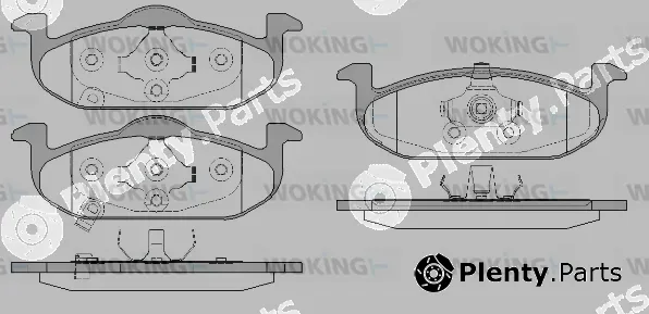 Woking P15903.01 — Brake Pad Set, disc brake