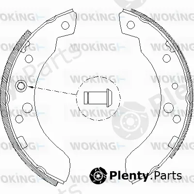 Woking Z4111.00 — Brake Shoe