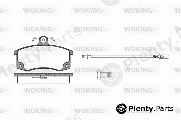 Woking P3213.02 — Brake Pad Set, disc brake