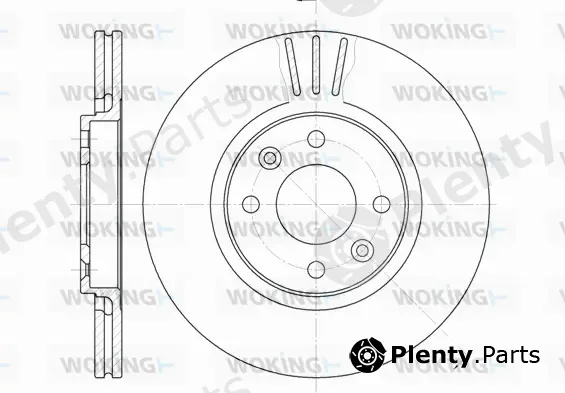 Woking D6236.10 — Brake Disc