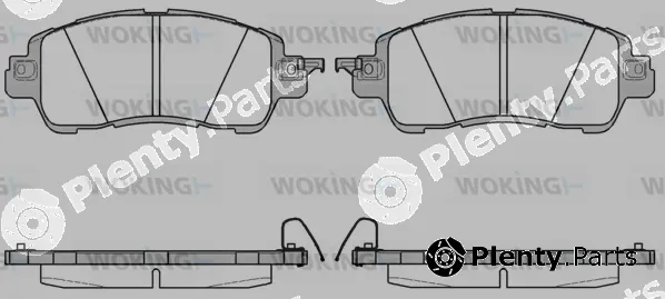 Woking P17563.04 — Brake Pad Set, disc brake