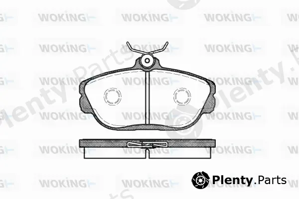 Woking P5533.00 — Brake Pad Set, disc brake