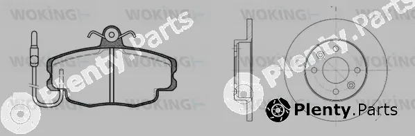 Woking 80413.00 — Brake Kit, disc brake