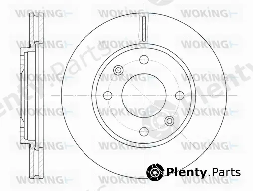 Woking D6131.10 — Brake Disc