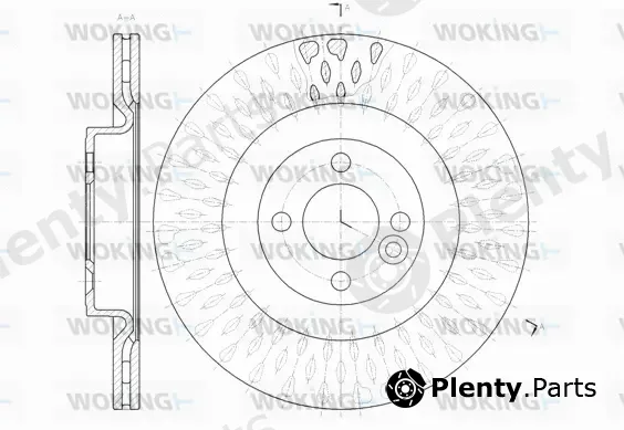 Woking D61442.10 — Brake Disc