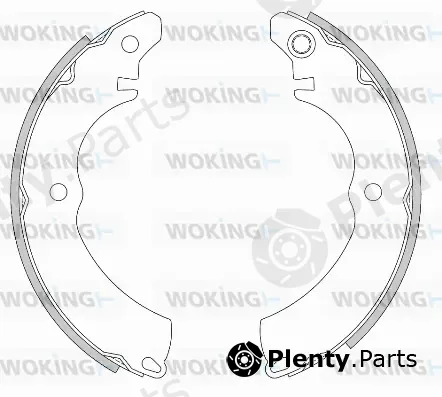 Woking Z4291.00 — Brake Shoe