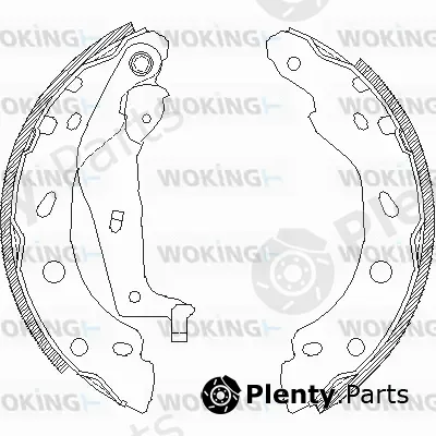 Woking Z4001.00 — Brake Shoe