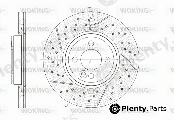 Woking D62543.10 — Brake Disc