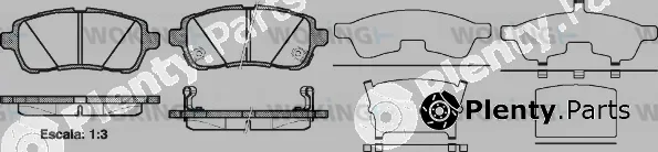 Woking P13813.02 — Brake Pad Set, disc brake