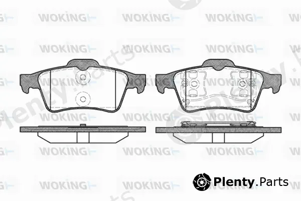 Woking P9423.00 — Brake Pad Set, disc brake