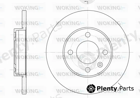 Woking D6088.01 — Brake Disc