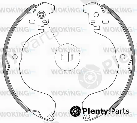 Woking Z4265.00 — Brake Shoe