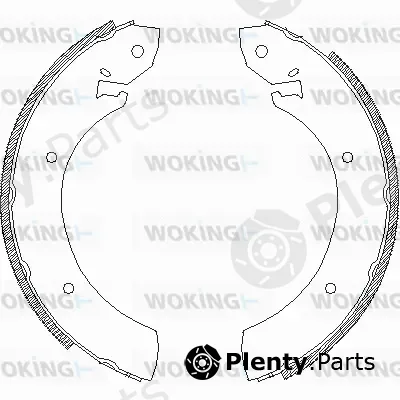 Woking Z4250.01 — Brake Shoe