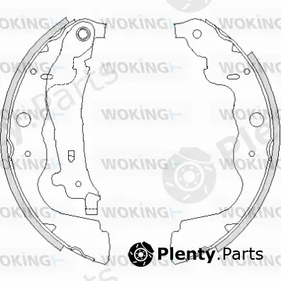 Woking Z4237.00 — Brake Shoe