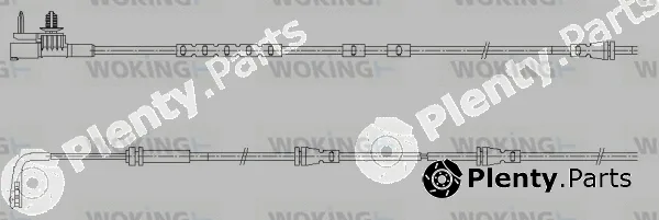 Woking 001187 — Warning Contact, brake pad wear