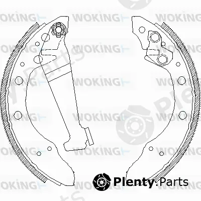 Woking Z4046.00 — Brake Shoe