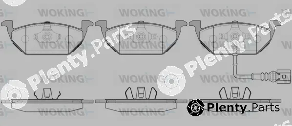 Woking P7333.31 — Brake Pad Set, disc brake