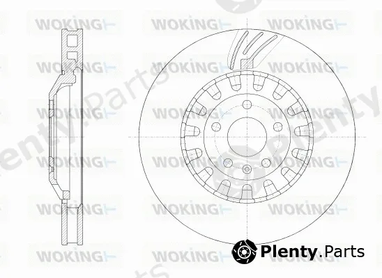 Woking D62562.10 — Brake Disc