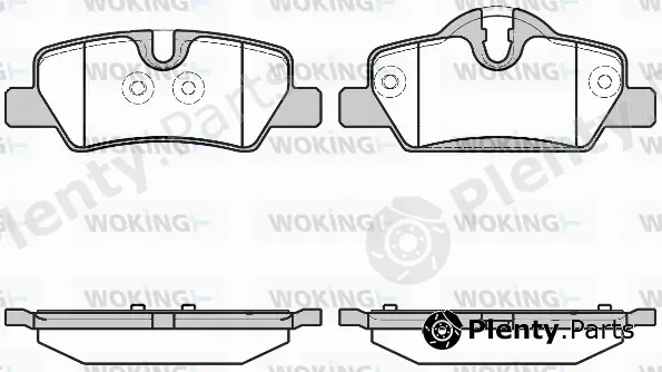 Woking P17003.00 — Brake Pad Set, disc brake