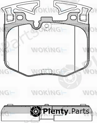 Woking P16113.00 — Brake Pad Set, disc brake