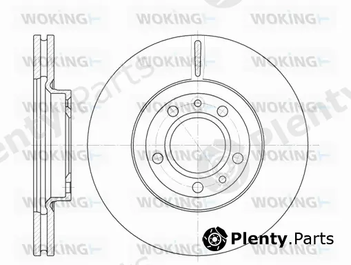 Woking D6869.10 — Brake Disc
