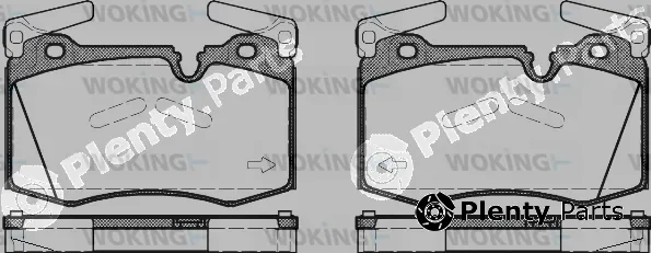 Woking P12743.00 — Brake Pad Set, disc brake