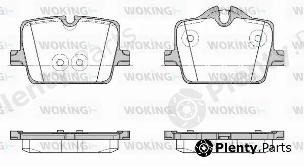 Woking P19743.00 — Brake Pad Set, disc brake