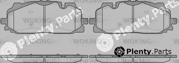 Woking P17673.00 — Brake Pad Set, disc brake