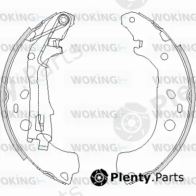 Woking Z4206.00 — Brake Shoe