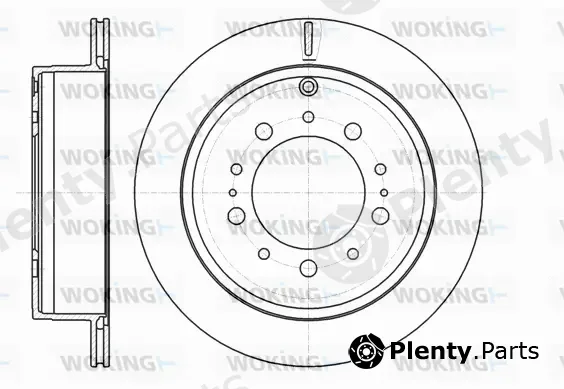 Woking D61257.10 — Brake Disc