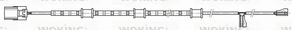 Woking 001170 — Warning Contact, brake pad wear