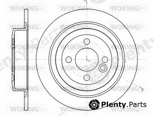 Woking D61443.00 — Brake Disc
