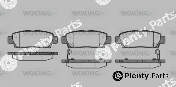 Woking P7323.02 — Brake Pad Set, disc brake
