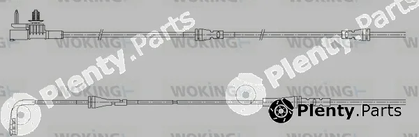 Woking 001191 — Warning Contact, brake pad wear