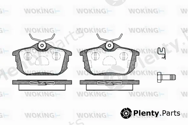 Woking P7053.02 — Brake Pad Set, disc brake