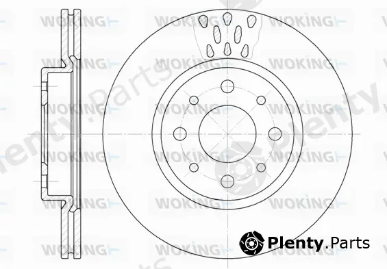 Woking D6189.10 — Brake Disc