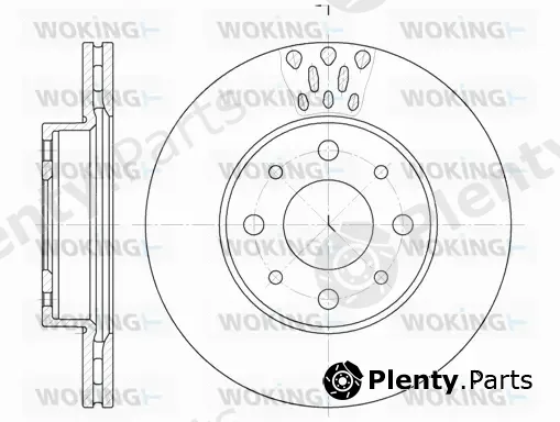 Woking D6517.10 — Brake Disc