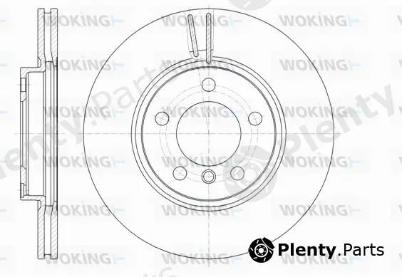 Woking D61440.10 — Brake Disc