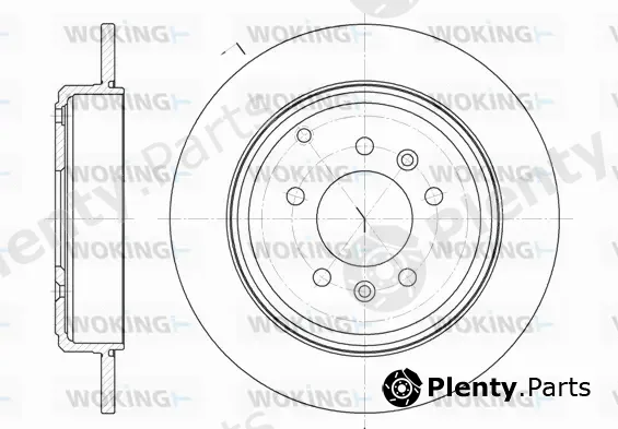 Woking D6692.00 — Brake Disc