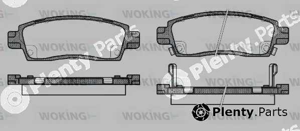 Woking P9383.02 — Brake Pad Set, disc brake