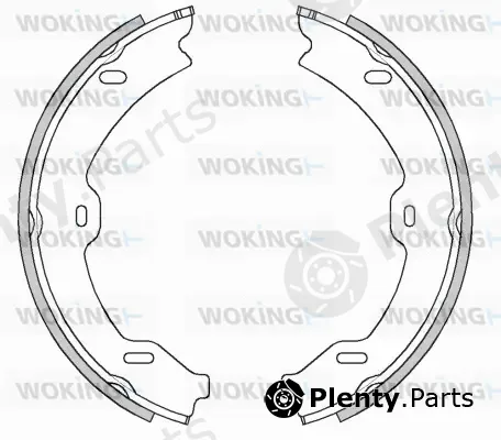 Woking Z4693.00 — Brake Shoe, parking brake