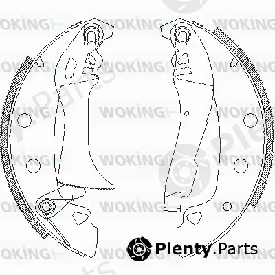Woking Z4017.00 — Brake Shoe