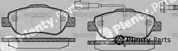 Woking P10003.11 — Brake Pad Set, disc brake